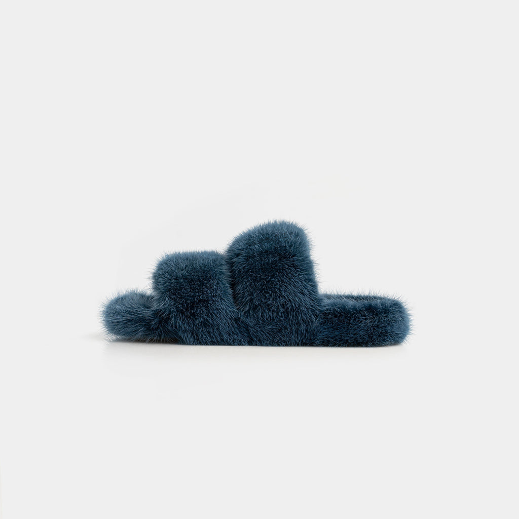 Cortina - Doble cortadora en Visone (Ocean Blue)